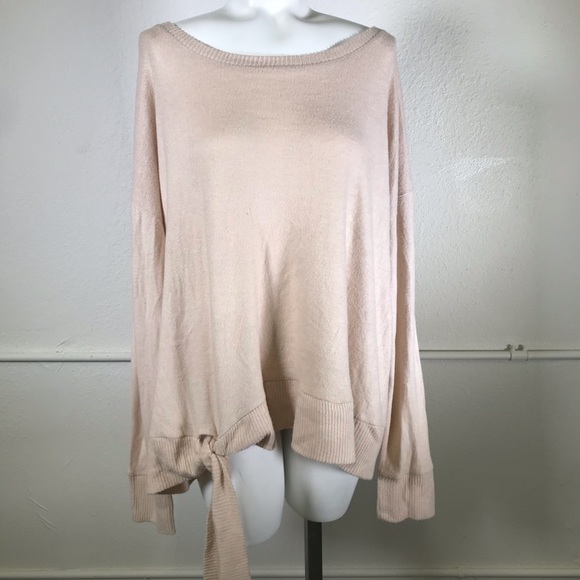 Bobeau Side Tie Pullover Sweater - Picture 1 of 7